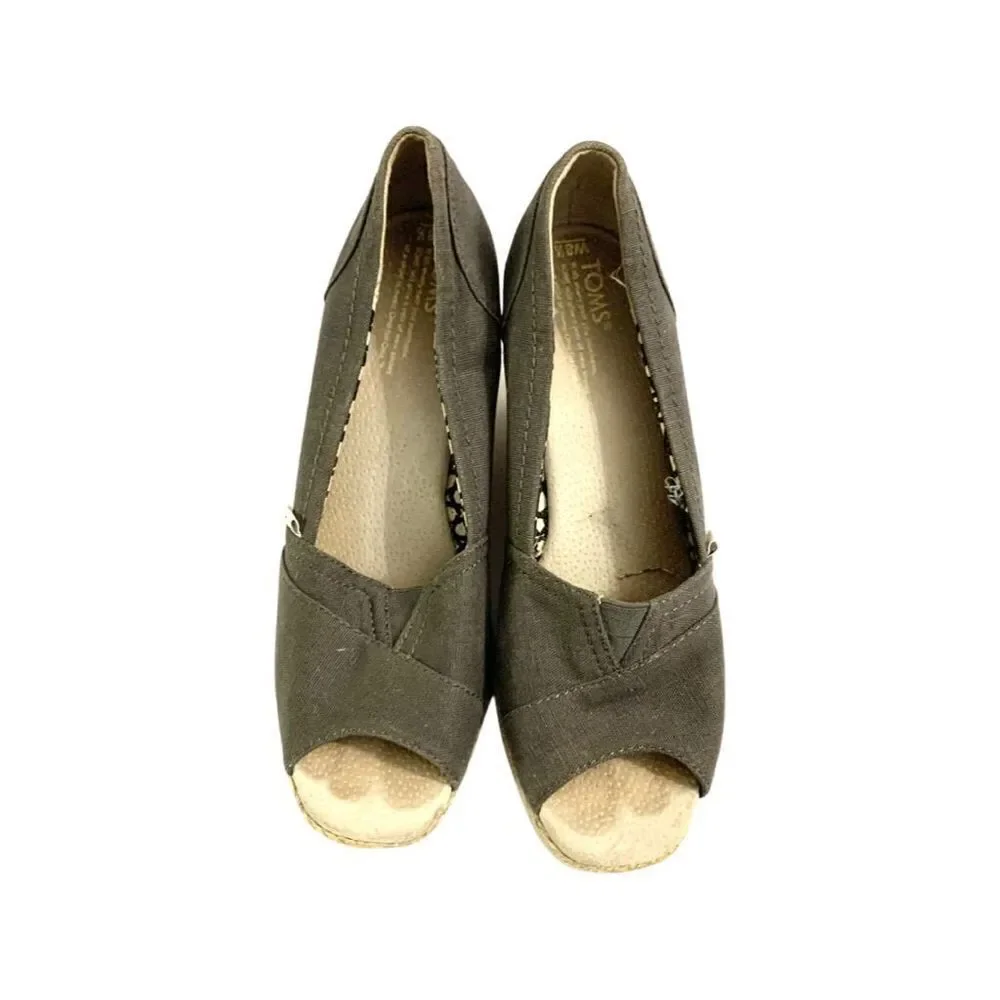 Ladies Tom's Wedge Heels